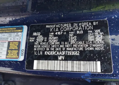 2023 Kia Seltos Ex from USA, damaged, VIN KNDERCAA0P7393682